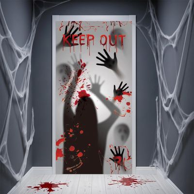 70&quot;x35&quot; Halloween Bloody Door Banner