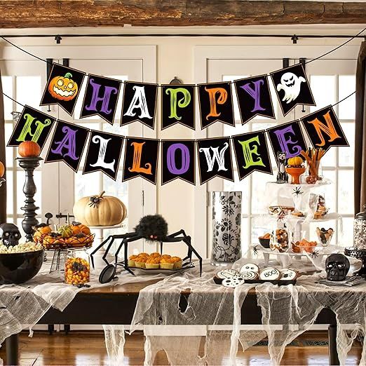 8.5ft Happy Halloween Banner