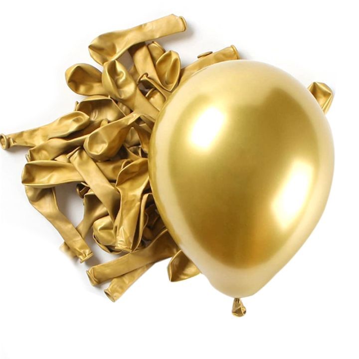 10pcs 5&quot; Metallic Gold Balloons
