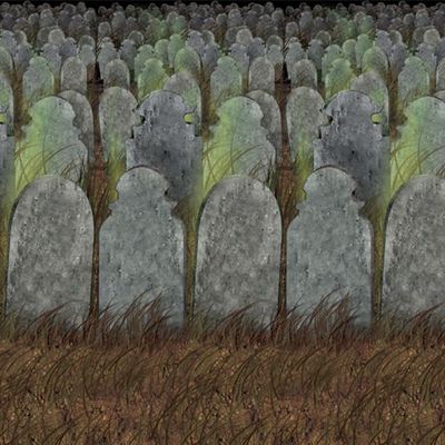 30ft Insta Theme Graveyard Backdrop