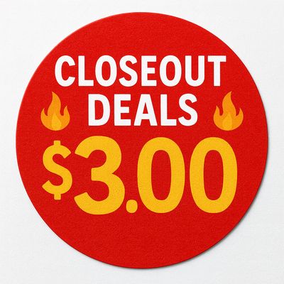 Closeout $3.00 Party Deals