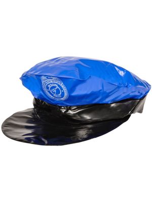 Blue Plastic Police Hat