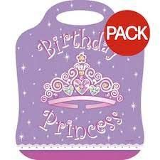 8pcs Birthday Princess Loot Bags