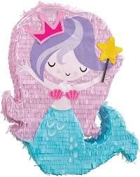 Mermaid Shaped Drum Piñata
