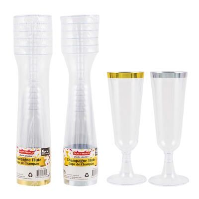 6pcs Champagne Flute