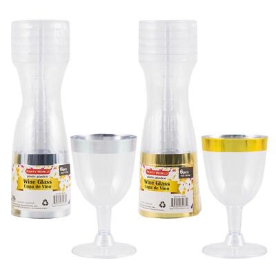 6pcs 5oz Champagne Flutes