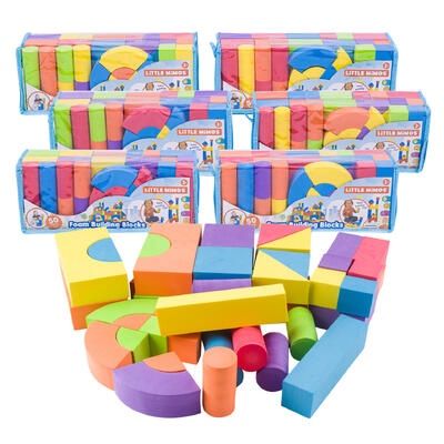 50pcs Foam Building Blocks