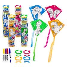 XKites Color Me Kite Skytail Kites (Markers Included)