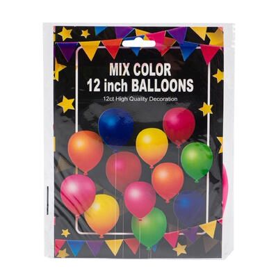 12pcs 12&quot; Mix Color Balloons