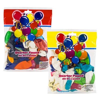 1/4lb Assorted Color Balloons