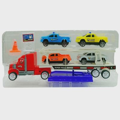 Transport Car Carrier Truck with 4 Cars