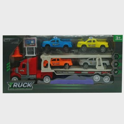 Transport Car Carrier Truck with 4 Cars