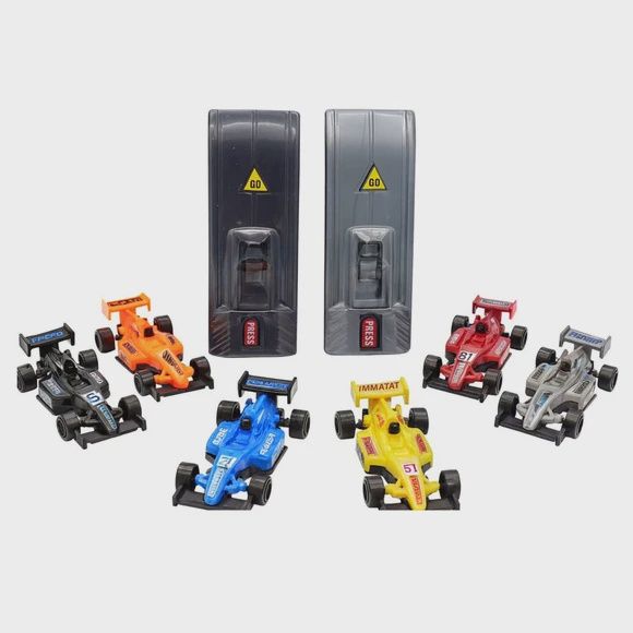 Super Launching Racing Cars with Launch Ramp Toy Set