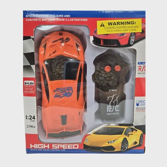 2 Direction High Speed Remote Control Car, Color: Orange