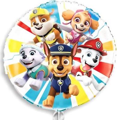 PAW PATROL BOY  18" Foil Balloon Packaged