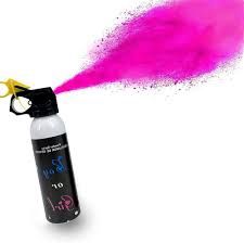 Gender Reveal Powder Spray (Boy/Girl), Color: Pink