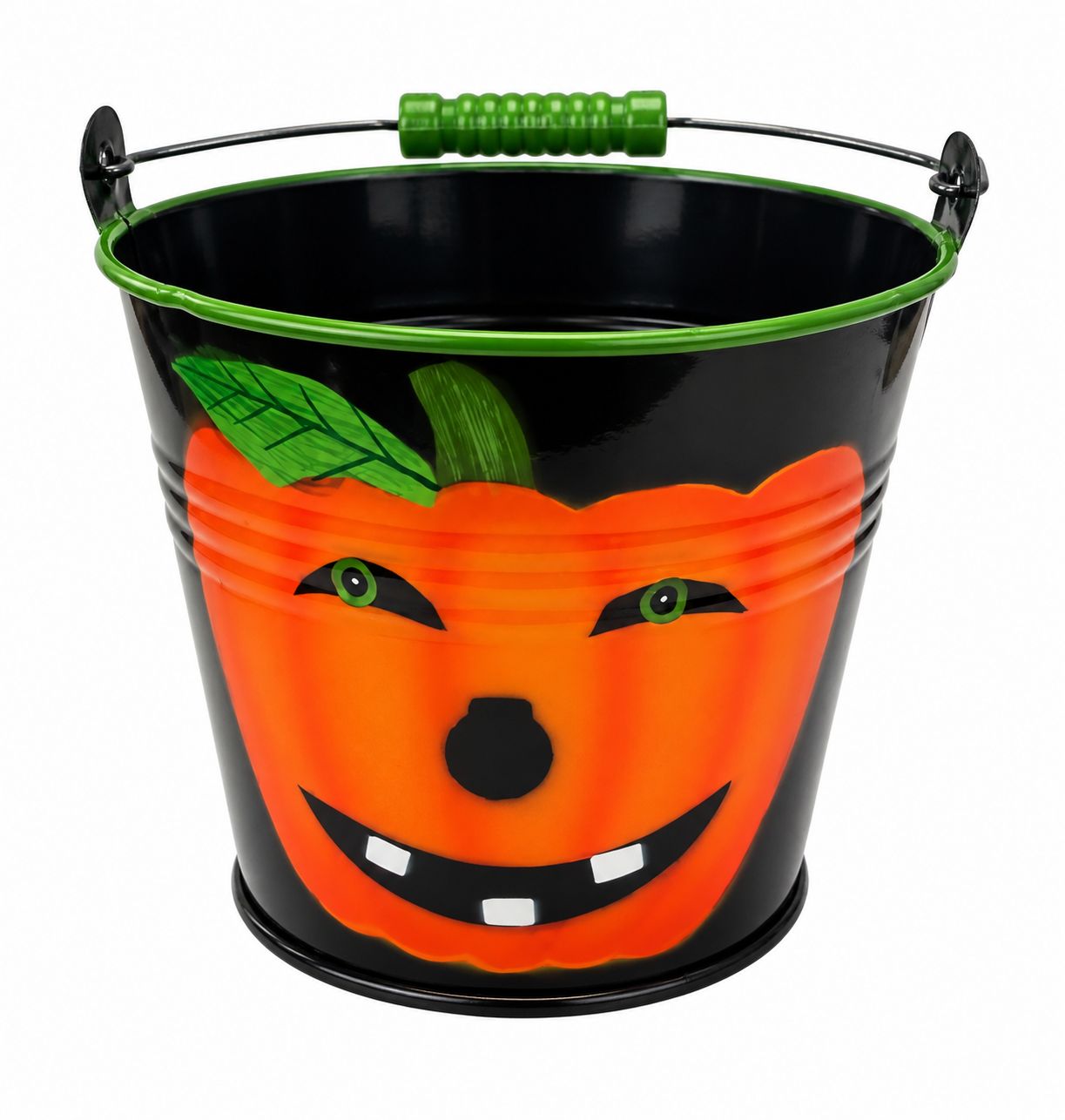 Pumpkin Metal Bucket