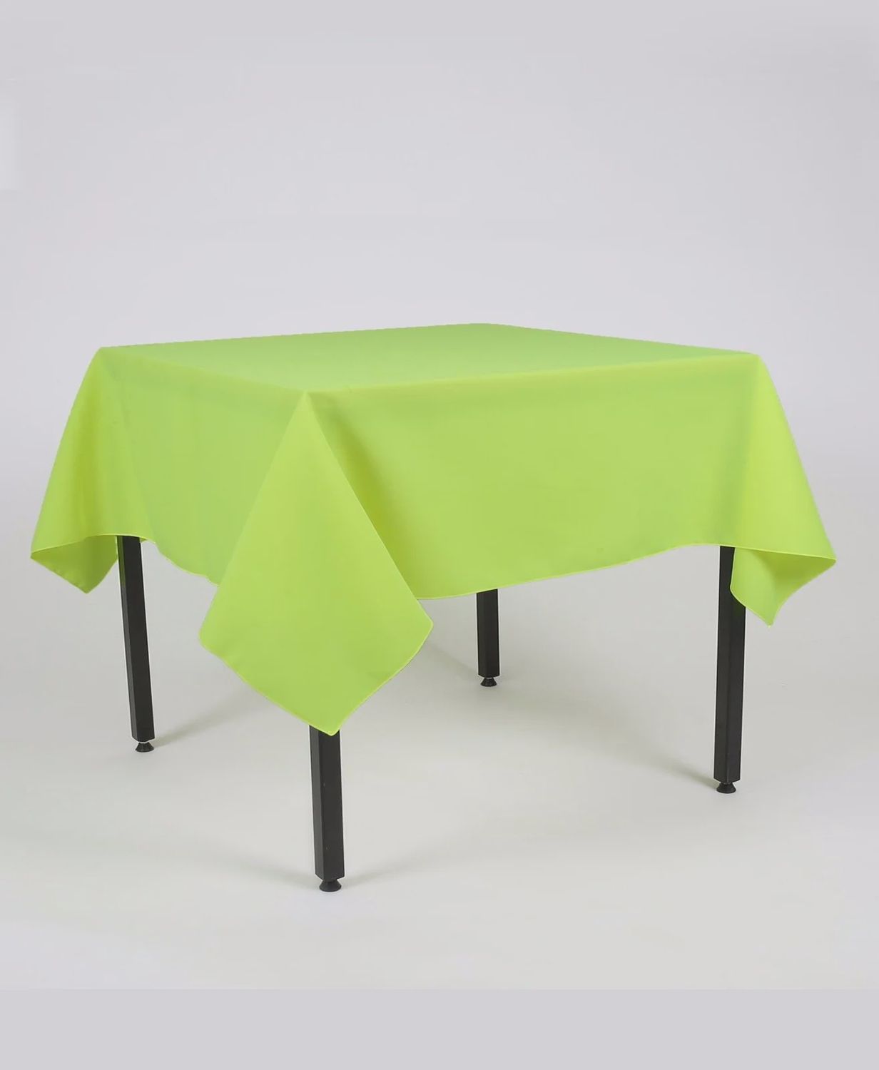 54"x108" Rectangular Tablecover, Color: Lime Green