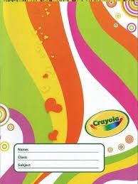 Crayola Exercise Book Stationery, Type: Heart Swirl