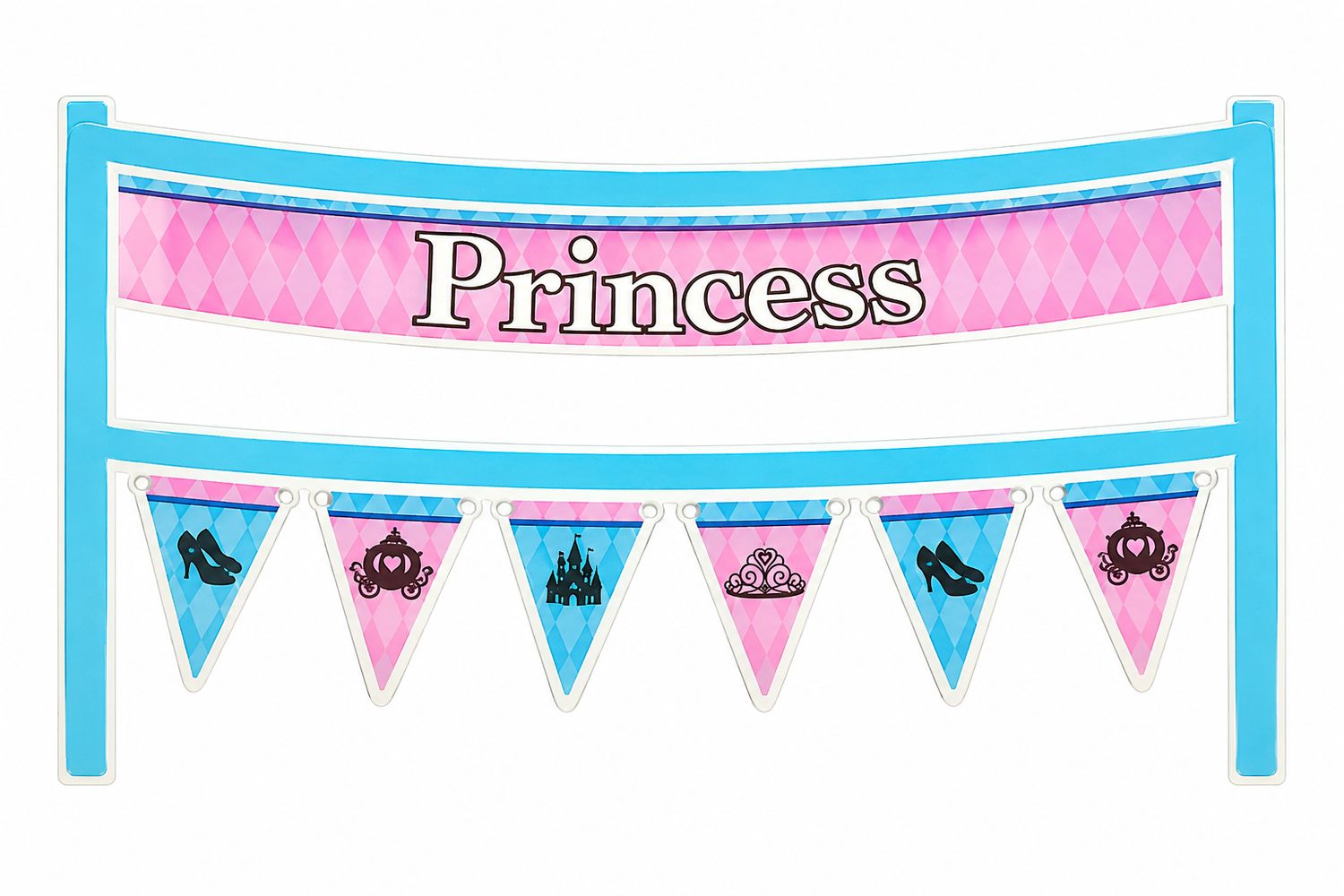 6.5" Princess Cake Banner