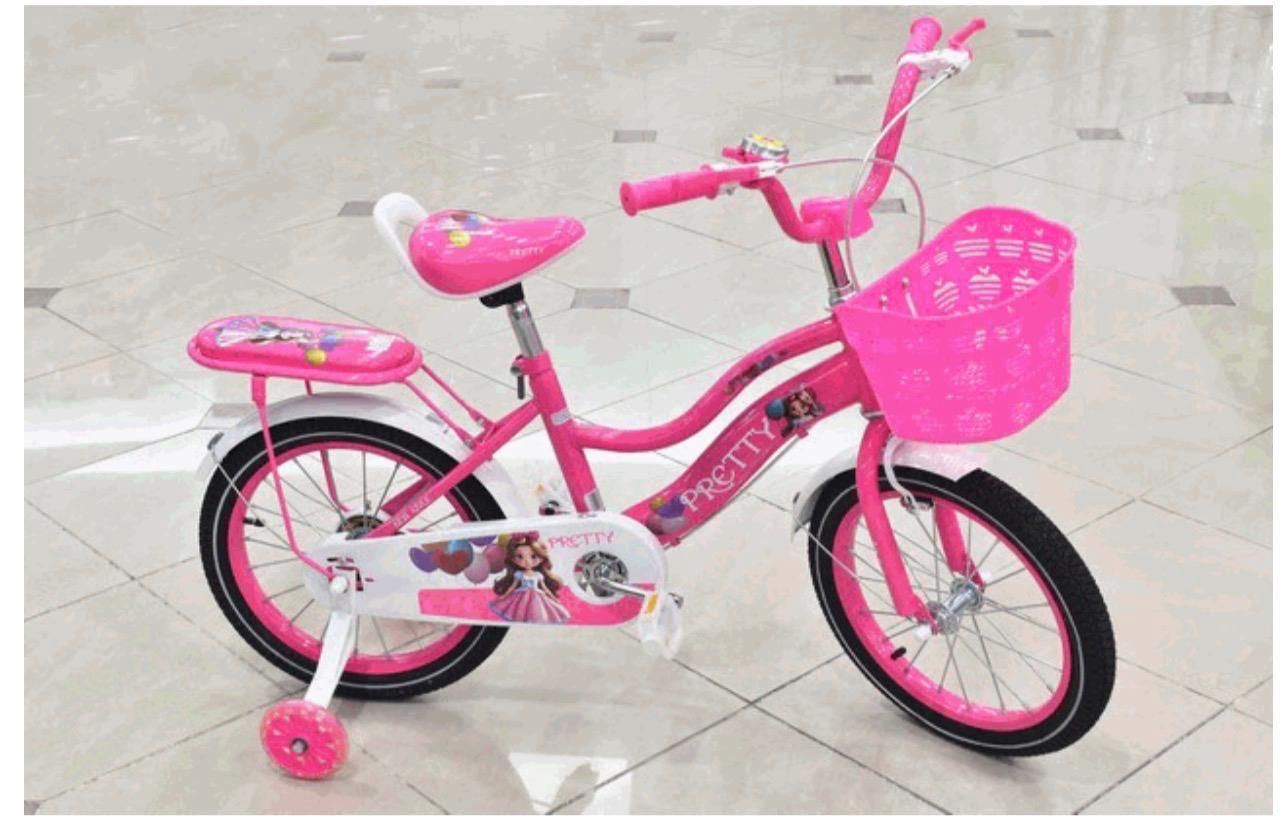 16" Pretty Girls Bicycle, Color: Pink
