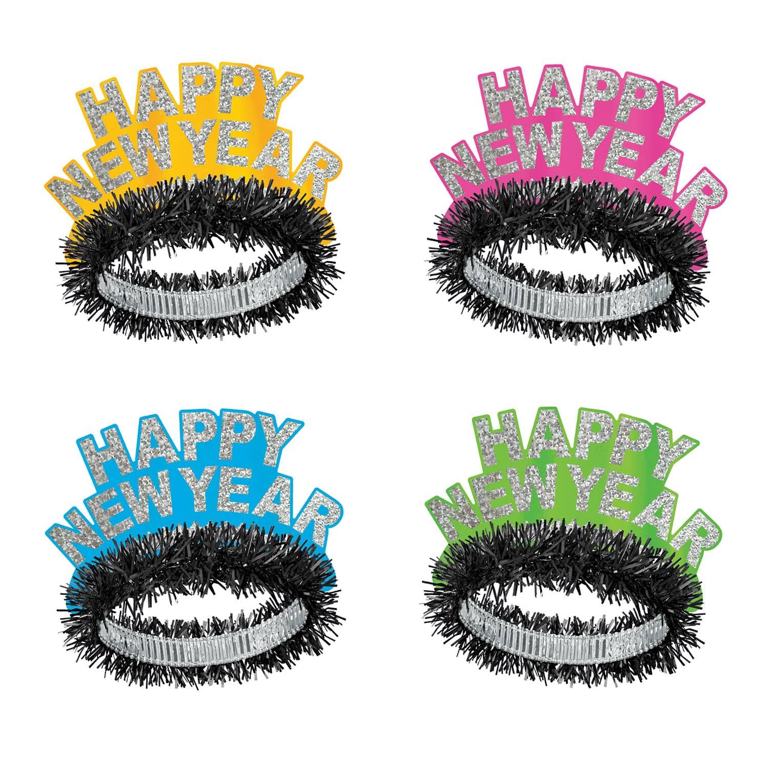 Happy New Year Neon Tiaras