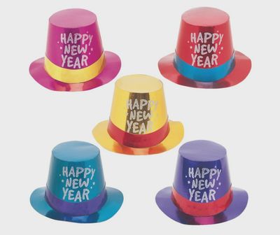 Foil Glitter Top Hat