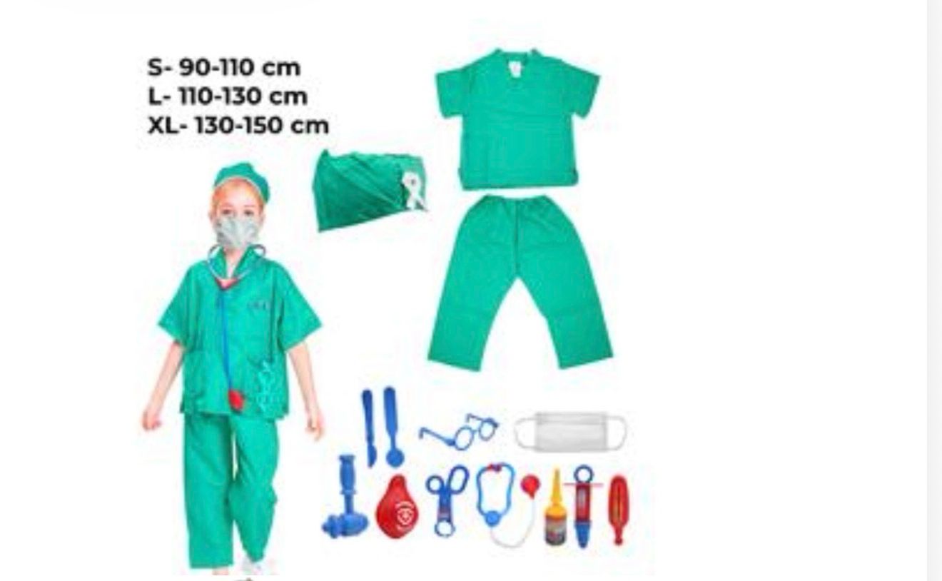 Surgeon with Accessories Costume