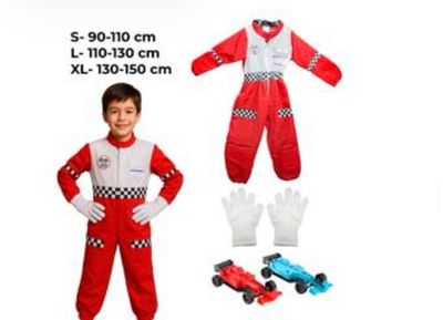 Racer with Accessories Costume