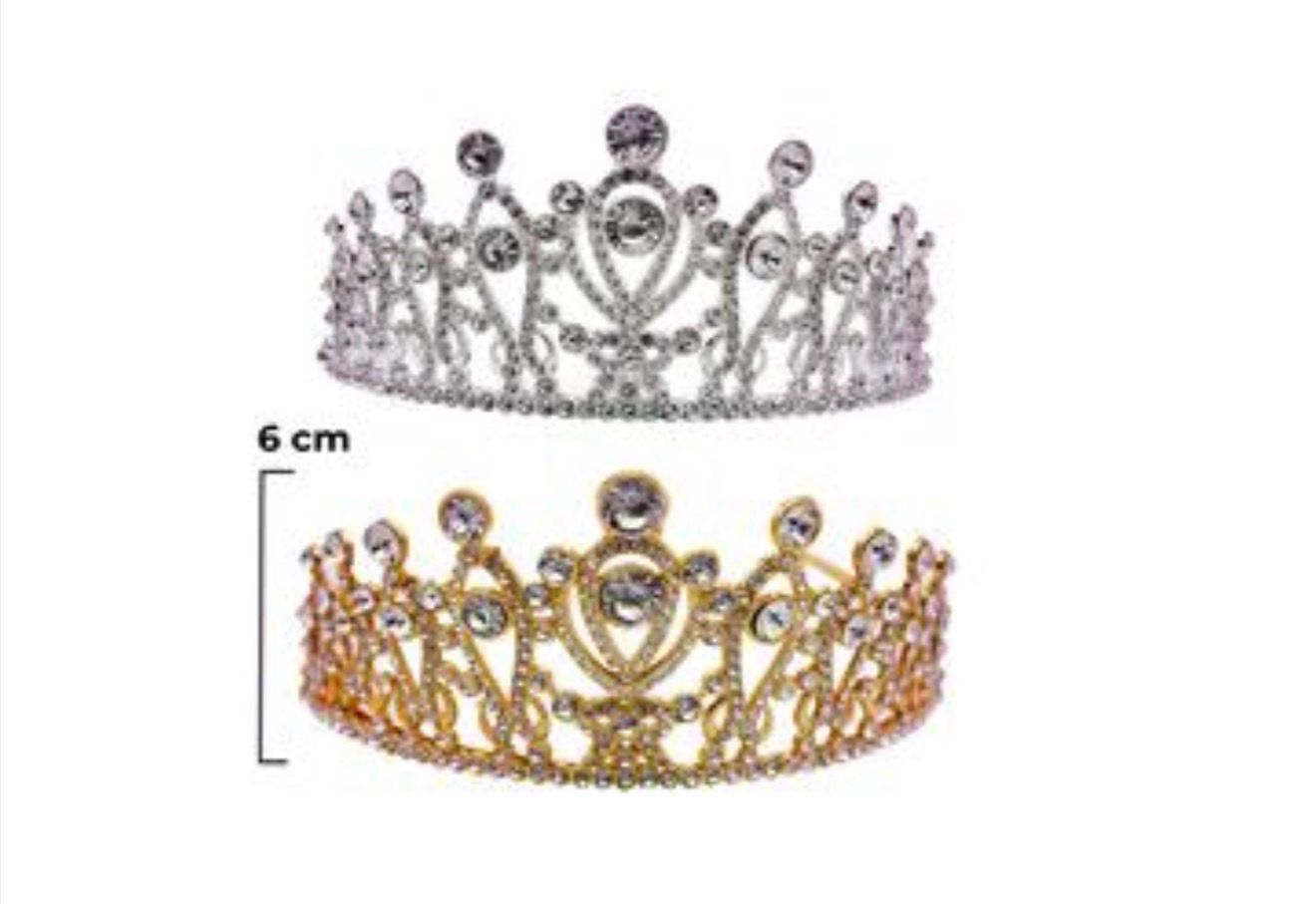 6cm Metal Tiara 1260