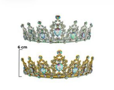 6cm Metal Tiara 1264