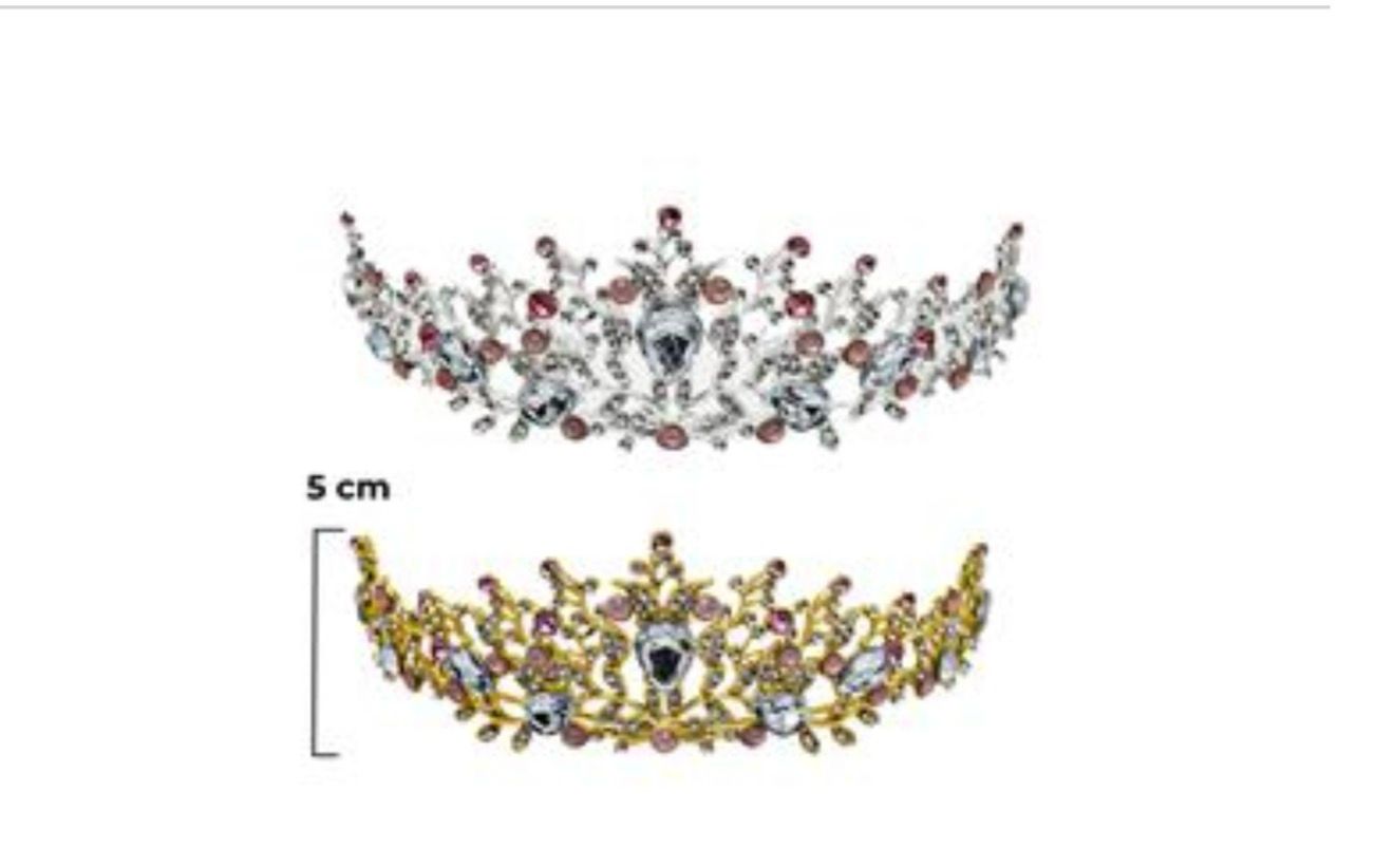 6cm Metal Tiara 1262