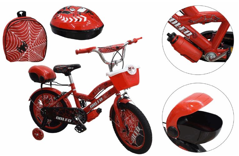 16" Theme Bicycles (Accessories), Type: Red Spider Theme