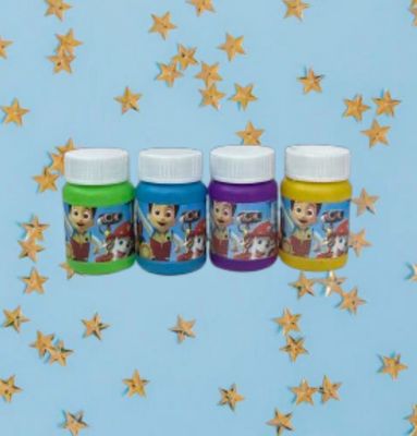 4pcs 1oz Paw Patrol (Boy)  Bubbles Favors