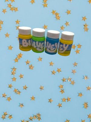 4pcs 1oz Bluey Bubbles Party Favors