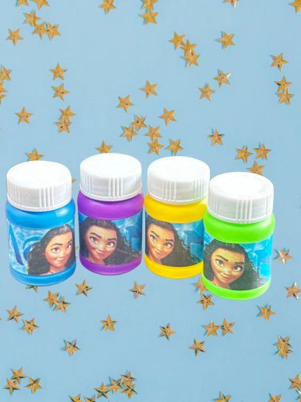 4pcs 1oz Moana Bubbles Favors