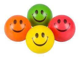 2.5" Smiley Face Stress Squeeze Ball