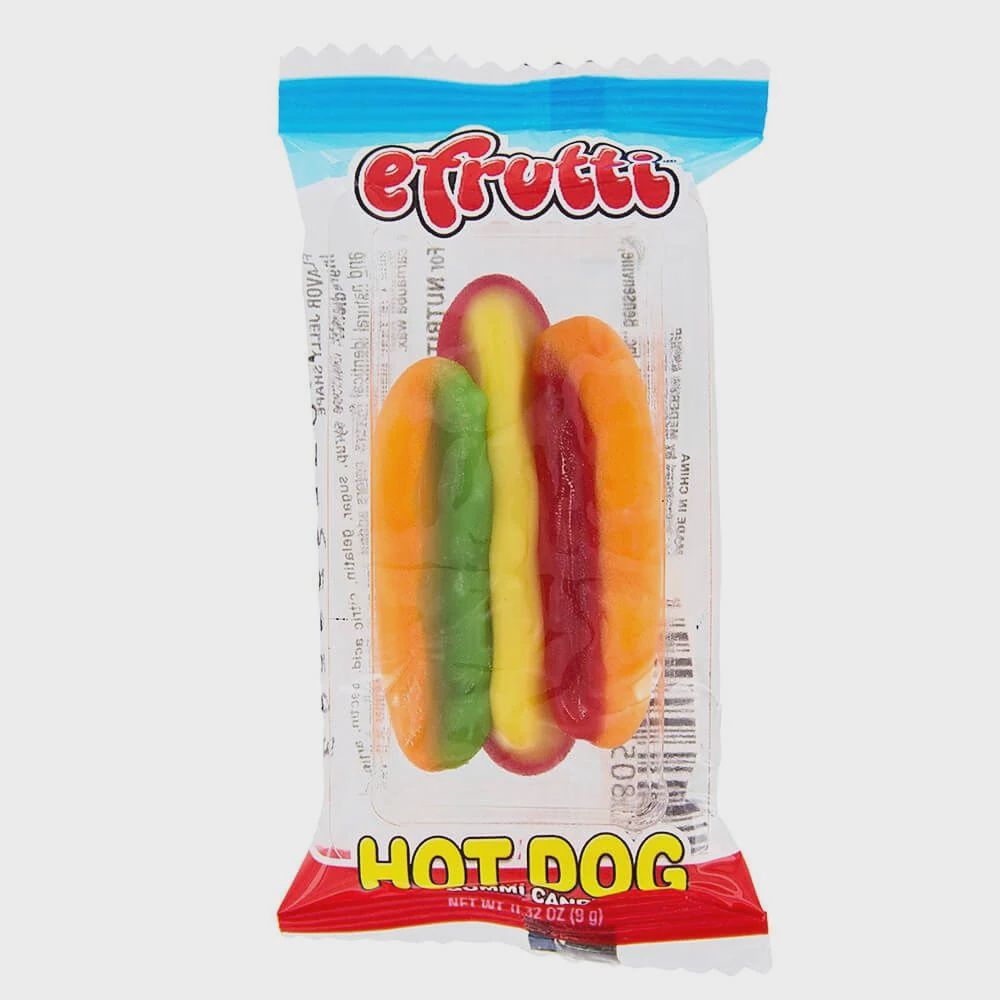 4pcs Efutti Hotdog Candy