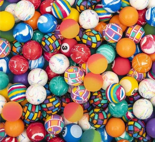 8pcs 27mm 1" Marble Bounce Balls