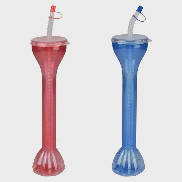 13" Plastic Yard Glass 24oz