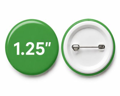 1.25" Solid Color Badge