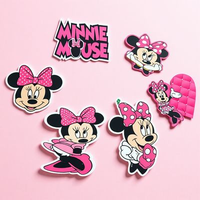 6pcs 3" Minnie Mouse Stickers