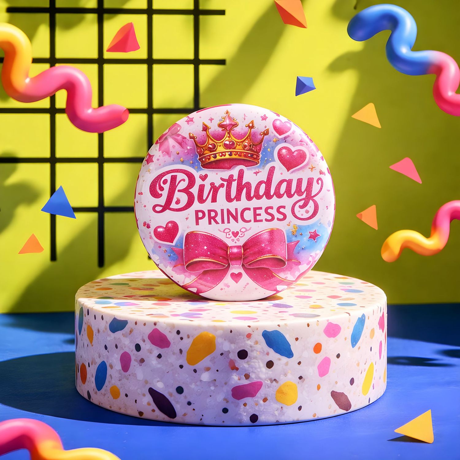 2.25" Birthday Princess Badge