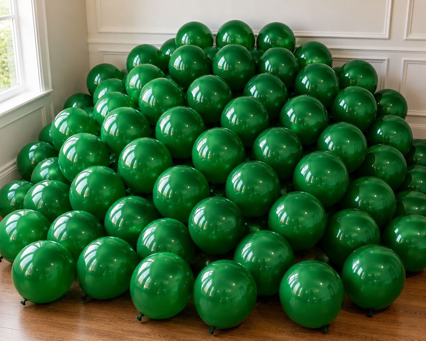 50pcs 12" Dark Green Balloons
