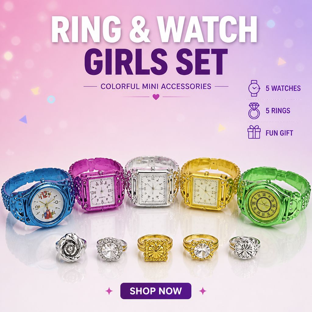 4pcs Ring & Watch Set Party Favors
