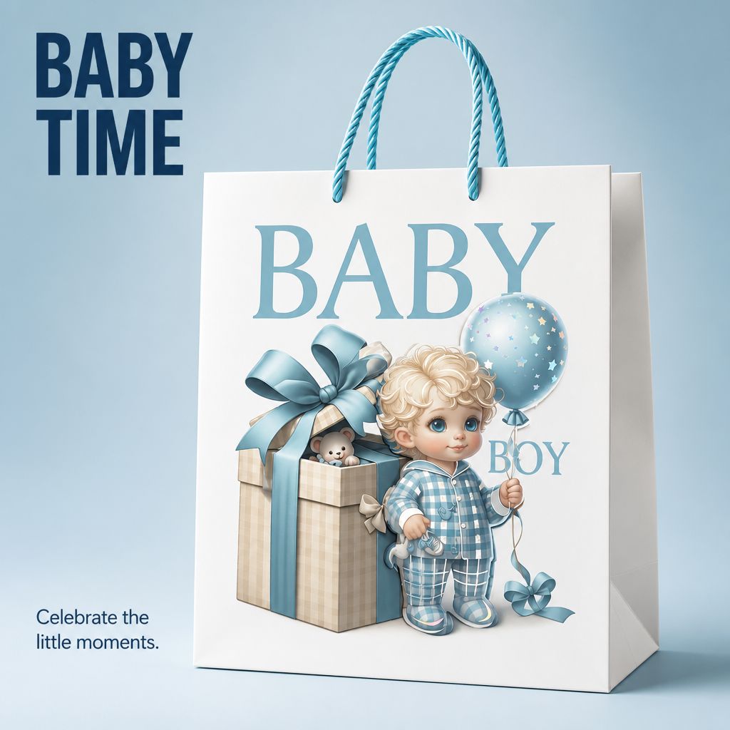 30x40x12cm Baby Shower Gift Bag (Large)