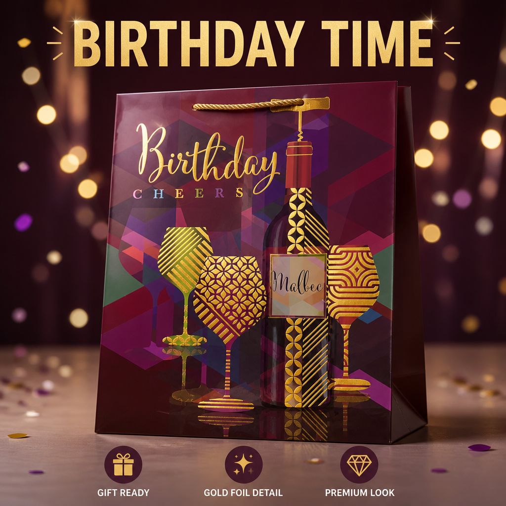 X-Large Happy Birthday Gift Bag