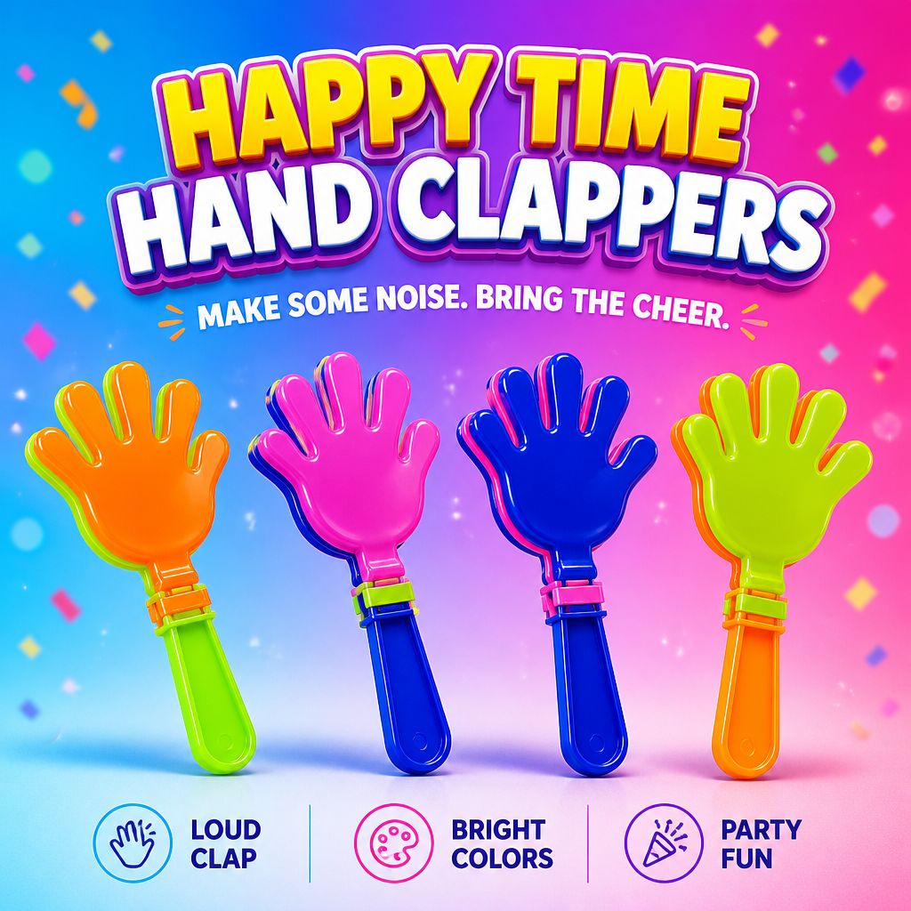 4pcs 4" Hand Clappers Toys