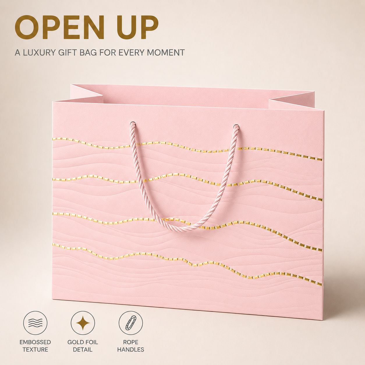 40x50cm  Jumbo Side Gift Bag