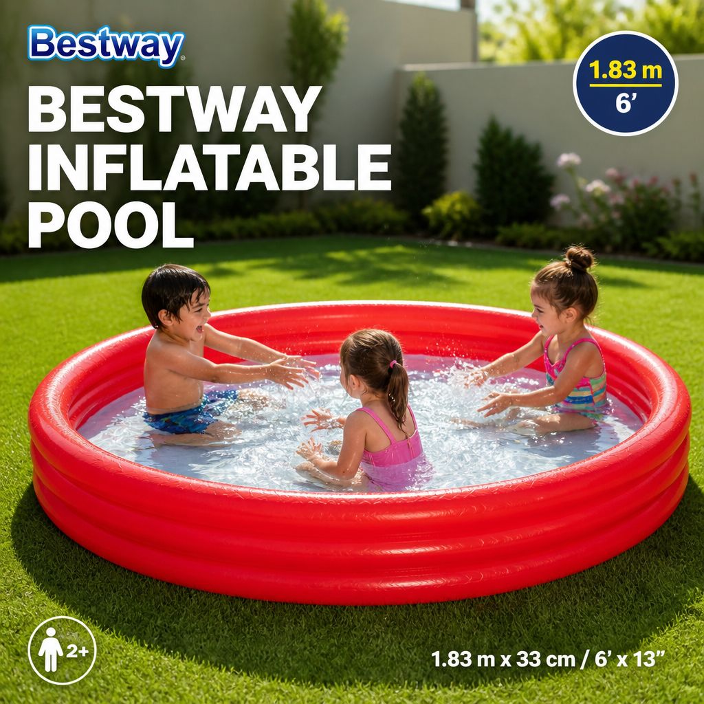 Bestway 1.83m/6'x15" Inflatable Pool